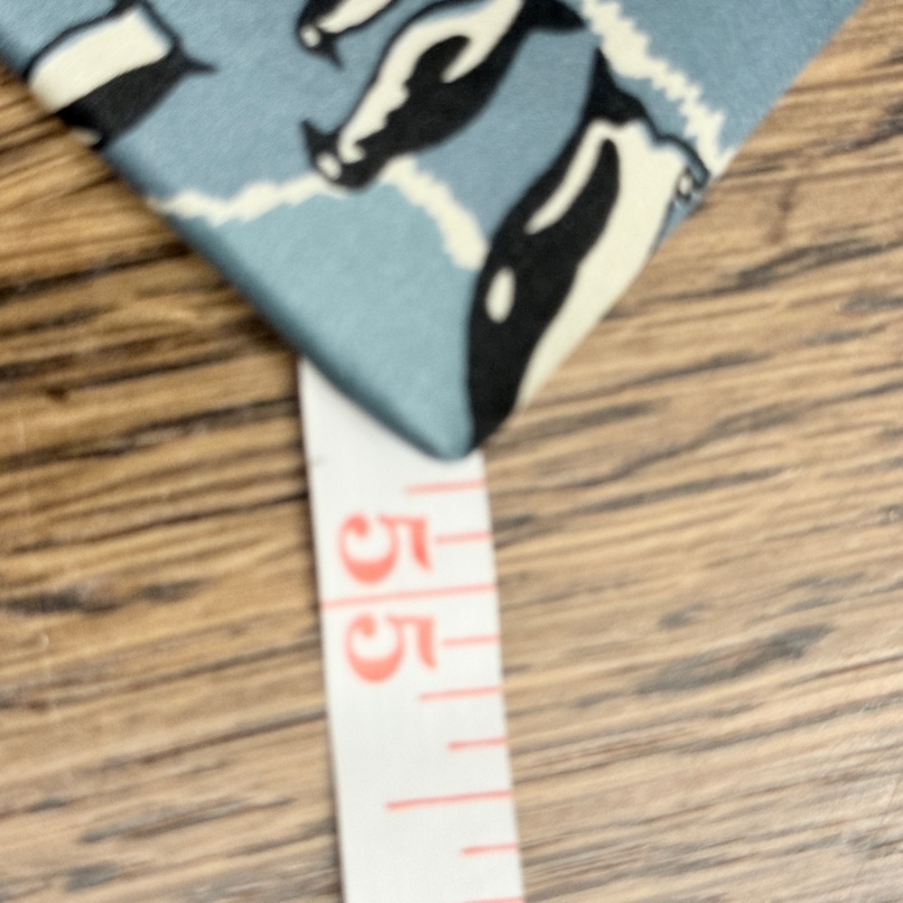 100% Silk Penguin Tie- Funny upside down penguins! BJ - Picture 4 of 4